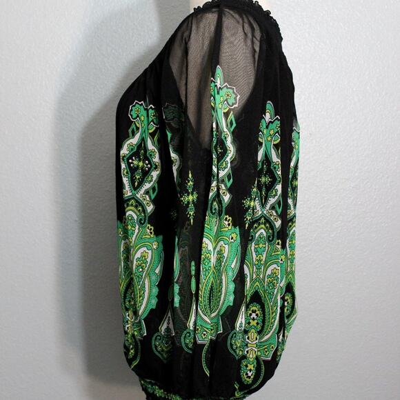 INC International Concepts Boho Top Size Medium - Picture 3 of 8
